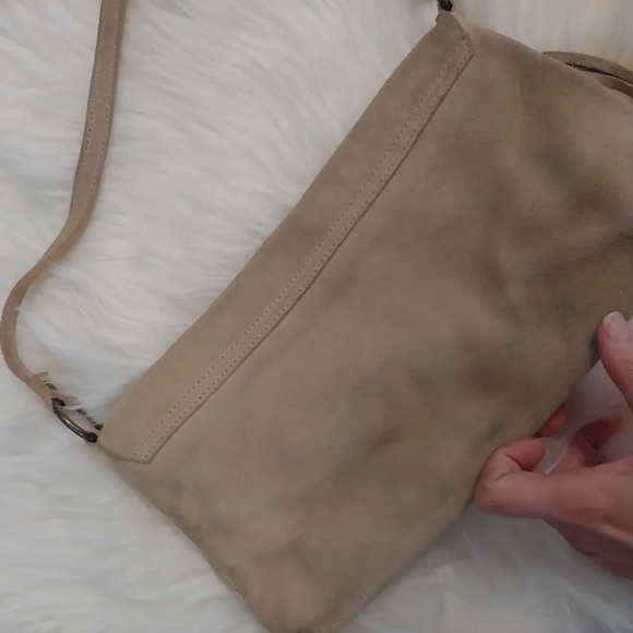 Boho Leather Fringe Purse - Picture 2 of 3